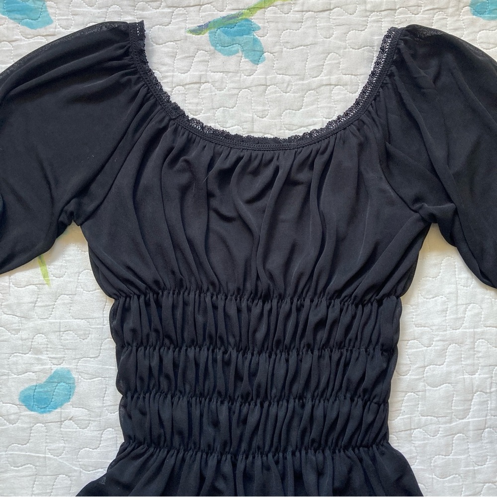 VTG 90s Pirate-Core Flouncy Milkmaid Top 🏴‍☠️ - Picture 2 of 7